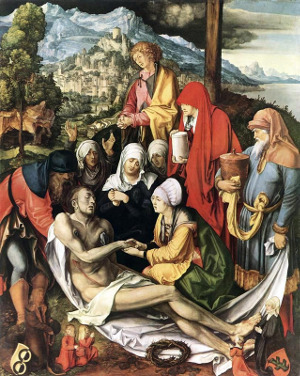 Albrecht Dürer (1471-1528) - Oplakávání Krista